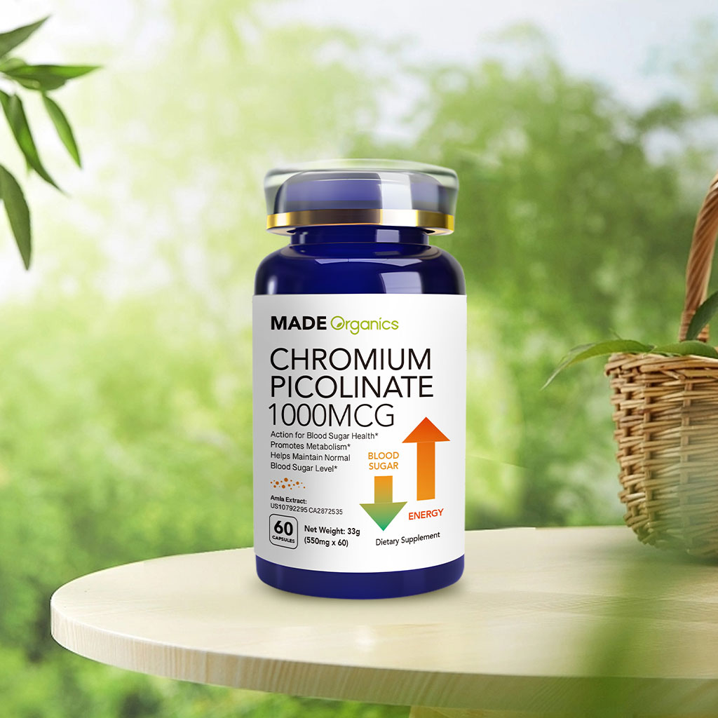 MADE Organics Chromium Picolinate Capsule - Blood Sugar Support